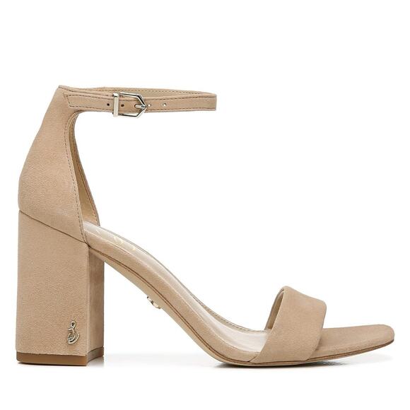 Sam Edelman Womens Daniella Heel US 10 Oatmeal Suede MSRP $120 - Picture 2 of 7